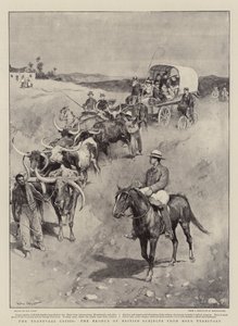 Die Transvaal-Krise, die Flucht britischer Untertanen aus dem Buren-Territorium